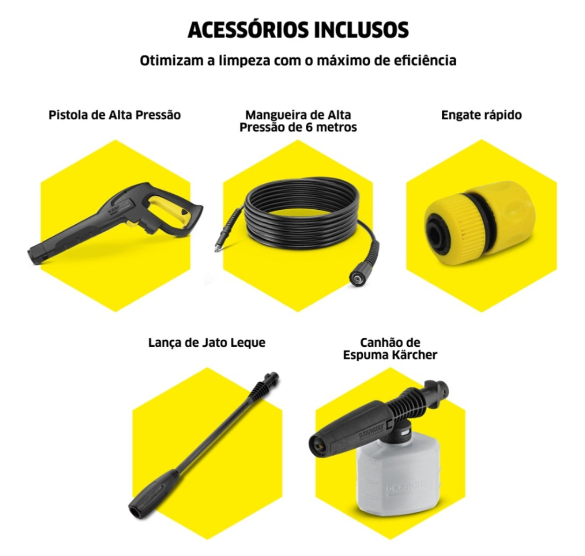 Lavadora de alta pressão Kärcher K3.98 Motor a Indução 1500W